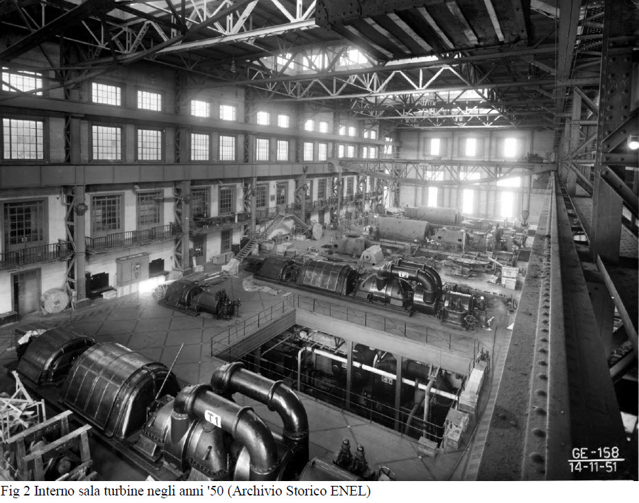 Sala Turbine Centrale Termoelettrica del porto di Genova