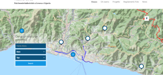 mappa patrimonio industriale liguria industrialgenoa.org